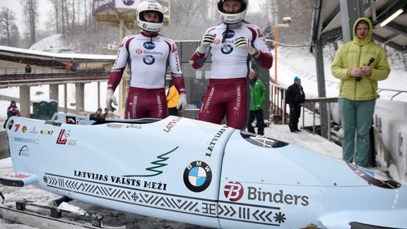 Eiropas kauss II posms bobslejā Siguldas trasē - 40