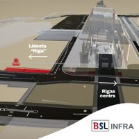 Sākti pasažieru bagāžas tuneļa būvdarbi 'Rail Baltica' dzelzceļa stacijai pie lidostas 'Rīga'