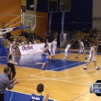'Aldaris Latvijas Basketbola Līga' - 'Latvijas Universitāte' - 'BK Saldus' spēles labākie momenti