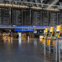 Frankfurtes lidostā apkalpoto pasažieru skaits oktobrī sasniedzis augstāko līmeni kopš pandēmijas sākuma