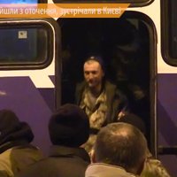 Video: Tuvinieki Kijevā sagaida karavīrus no Debaļceves