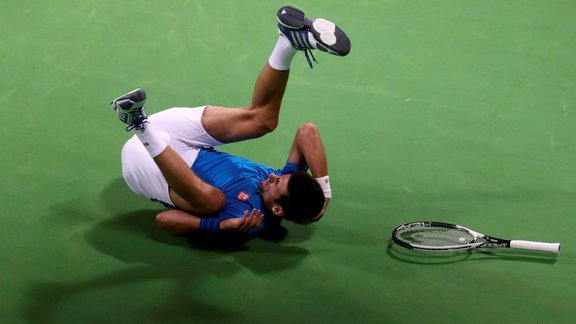 Novak Djokovic of Serbia