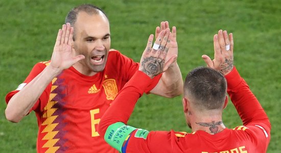 Ramoss: Spānijas futbola izlasei sliktākais jau aiz muguras