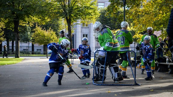 Hokeja flešmobs Rīgā - 13