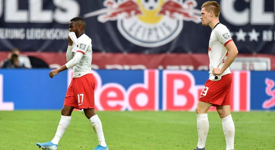 'Leipzig' piedzīvo pirmo zaudējumu Vācijas bundeslīgas čempionātā