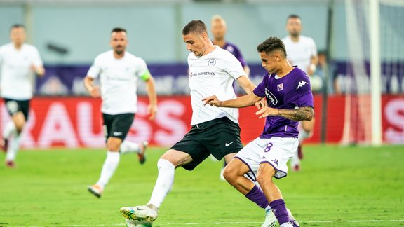 Futbols, UEFA Konferences līga: RFS - Fiorentina