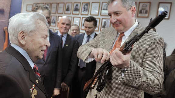 Dmitry Rogozin and Mikhail Kalashnikov