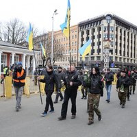 Парадниекс: "Азов" в колонну не пустили по просьбе Украинского общества