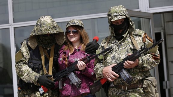 Kostyantynivka Ukraine protest