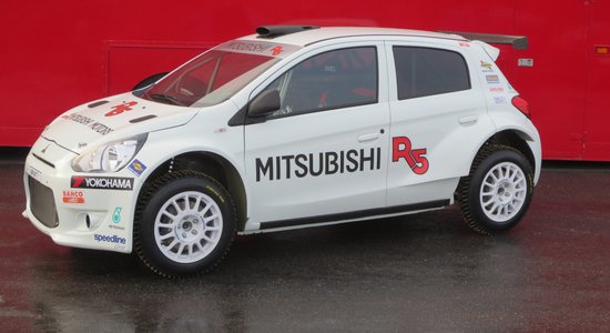 Jaunais 'Mitsubishi Colt R5' Zviedrijas WRC rallijā vēl nepiedalīsies