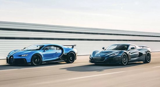 Horvātijas elektroauto ražotājs 'Rimac' iegūs 'Bugatti' kontrolējošo akciju daļu