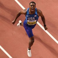 Kolmens kļūst par pasaules čempionu 100 metru sprintā