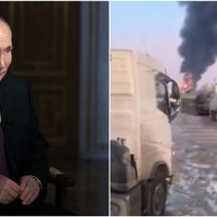 Putins atkal žvadzina kodolieročus, bet Rjazaņā deg naftas rūpnīca 