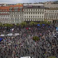 ФОТО: в Праге протестовали против президента Чехии