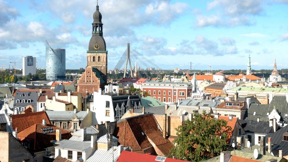 riga panorama vecriga domes baznica