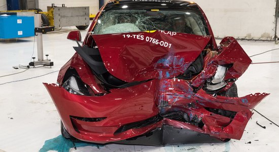 'EuroNCAP' testos 'Tesla Model 3' uzstādījis rekordu aktīvajā drošībā