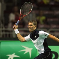 Финал теннисного турнира в Вильнюсе разыграли латвийские теннисисты
