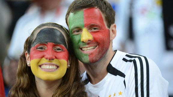 Portugal  and German fans