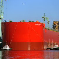 Jūrā devies pasaulē lielākais kuģis – 600 000 tonnas smagais 'Prelude'