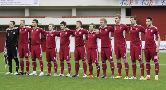 Latvijas U-21 futbola izlase uzsākusi gatavošanos mačam pret Franciju