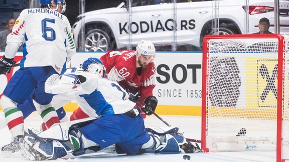 Hokejs, pasaules čempionāts Šveice - Itālija 