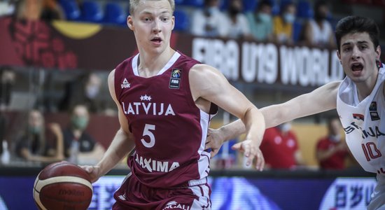 Latvijas U-20 basketbolisti ar zaudējumu sāk cīņu par atgriešanos Eiropas elitē