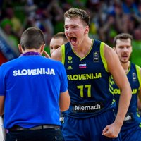 Video: Latvijas pāridarītāja Slovēnija nepažēlo čempionus spāņus