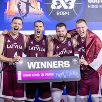 Latvijas 3x3 basketbolisti izcīna olimpisko ceļazīmi