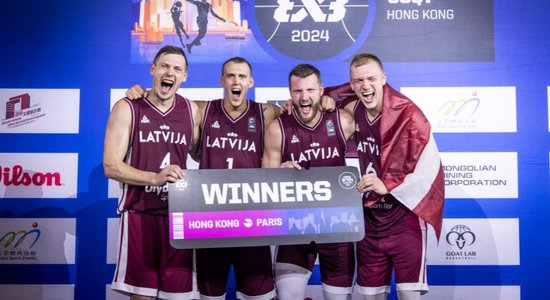 Latvijas 3x3 basketbolisti izcīna olimpisko ceļazīmi