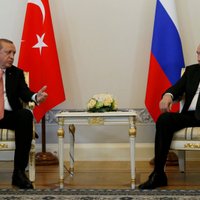 Эрдоган прилетел в Санкт-Петербург и встретился с Путиным