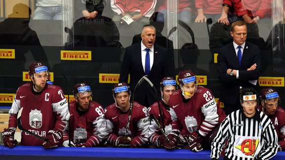 Hokejs, pasaules čempionāts: Latvija - Vācija