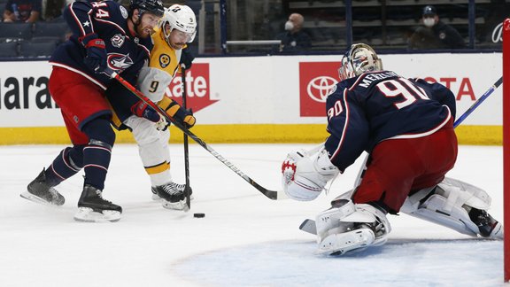 Elvis Merzļikins, hokejs, NHL, Kolumbusas Blue Jackets