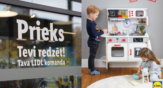 Tauta šturmē 'Lidl', dusmīgi pieprasot vairāk bērnu virtuvīšu par 19,99