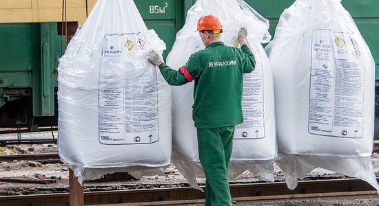 'Uralchem Trading' apgrozījums sarucis līdz 181 miljonam eiro