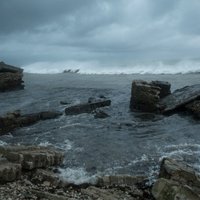 Foto: Lietuva un Igaunija vētras varā