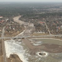 В Огре зафиксирован рекордно большой паводок за 100-200 лет