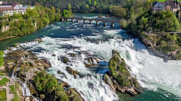 Rhine Falls, Šveice, ūdenskritums