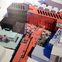 ФОТО: Как будет выглядеть рижский творческий квартал Табачной фабрики