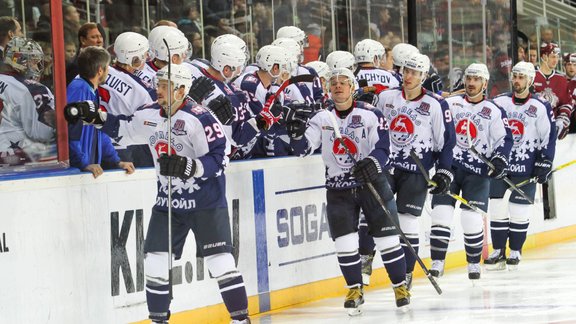 Hokejs, KHL spēle: Rīgas Dinamo - Ņižņijnovgorodas Torpedo