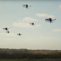 Video: Ukrainā izmēģina dronu spieta tehnoloģiju