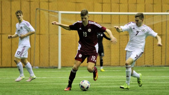 Jauniešu futbola izlases treniņspēle Skonto stadionā - 7