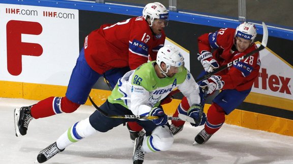 Hokejs, pasaules čempionāts: Slovēnija - Norvēģija