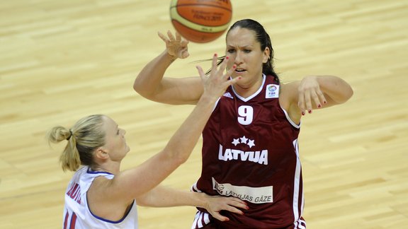 Sieviešu basketbols: Latvija - Lielbritānija - 46