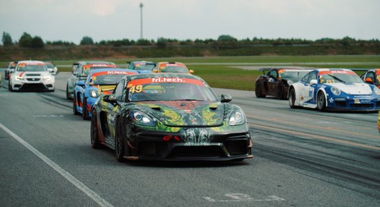 Sezonas debitants "Porsche Latvia Racing Team" saņēmis vairākas laureātu balvas