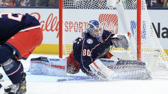 Elvis Merzļikins, Blue Jackets, hokejs, NHL