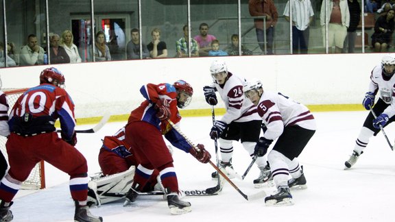 Latvijas U-20 hokeja izlase pret Krieviju - 9