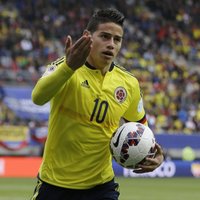 Kolumbijas izlases līderis Rodrigess izlaiž ceturtdienas treniņu