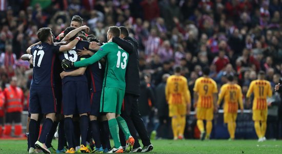 'Atletico' izslēdz diženo 'Barcelona' no Čempionu līgas