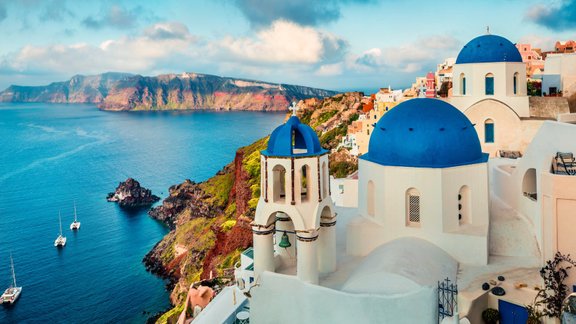 Santorini Grieķija Oia atvaļinājums