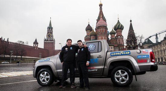 Foto: Ātrākais brauciens ar auto no Dakaras līdz Maskavai